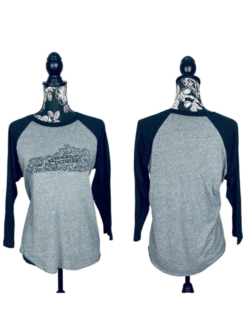 5 for $25 Kentucky grey 3/4 sleeve baseball raglan top size small